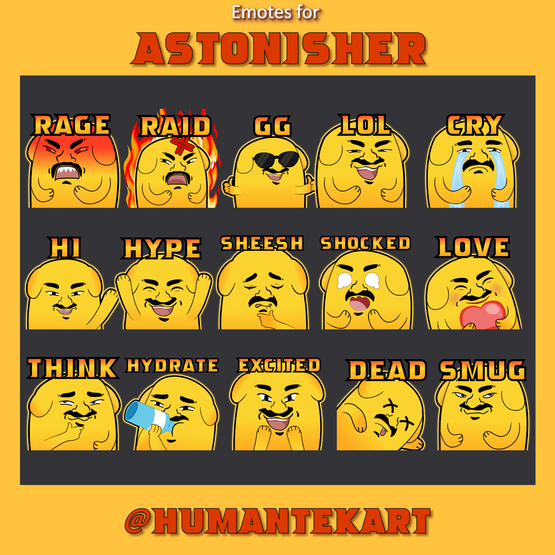 Astonisher Emotes