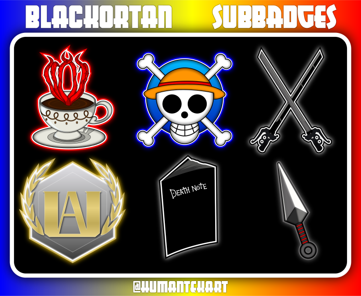 blackortan badges